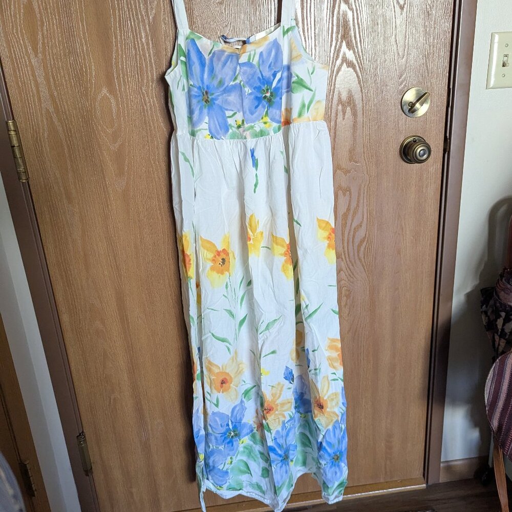 Victoria's Secret Floral Lace Up Dress, XS